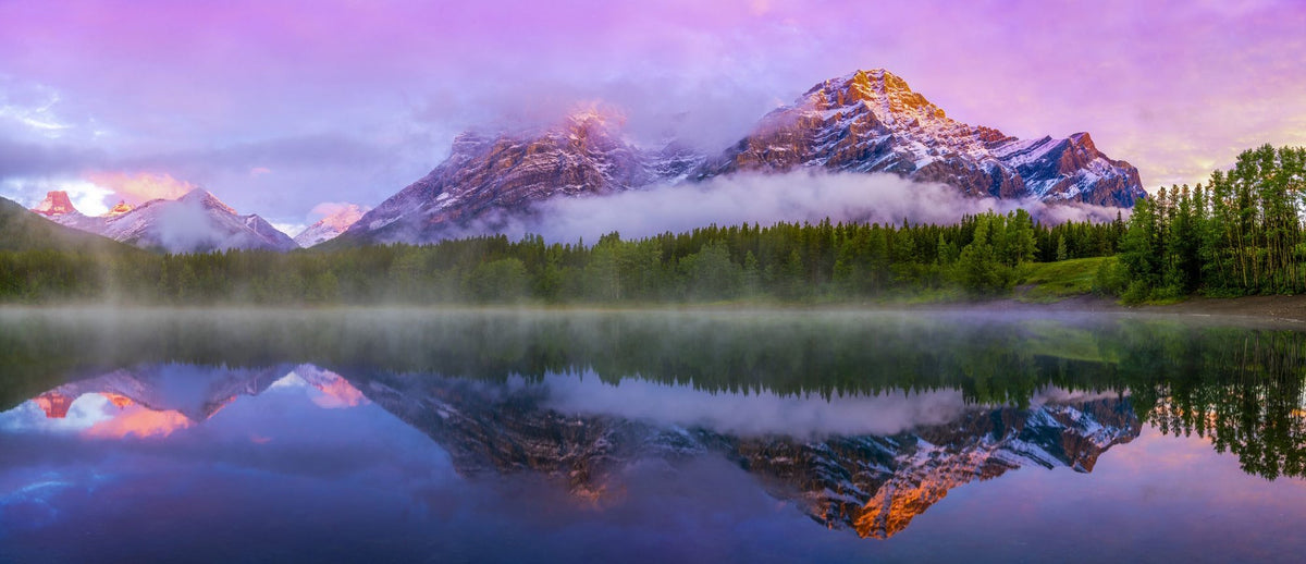 Wedge Pond Clouds Mural Wallpaper - pure wallpaper artwork