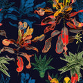 Exotic Plants Bloom Mural Wallpaper - pure wallpaper artwork