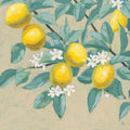 Lemon Branch Mural Wallpaper - pure wallpaper artwork
