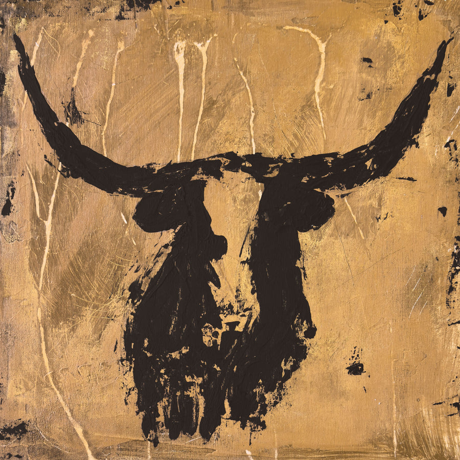 Abstract Bull Mural Wallpaper