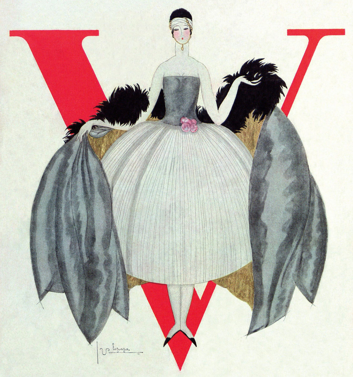 Vintage Fashion Cover VII Mural Wallpaper - pure wallpaper artwork