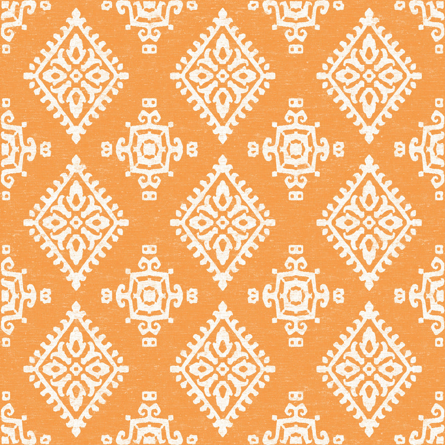 Atlantic Breeze Orange Mural Wallpaper