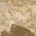 Palma De Mallorca Ochre Mural Wallpaper - pure wallpaper artwork