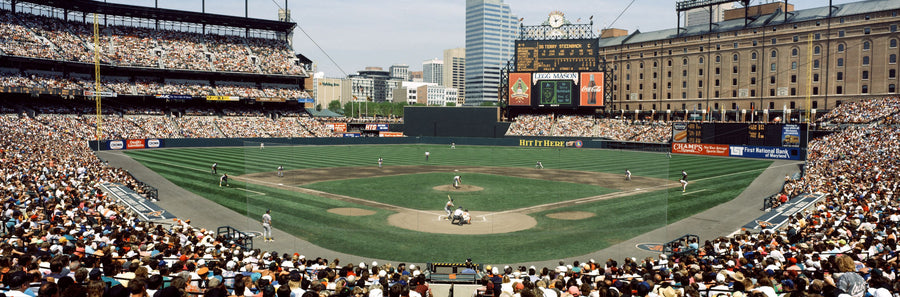 Ballpark Nostalgia Mural Wallpaper