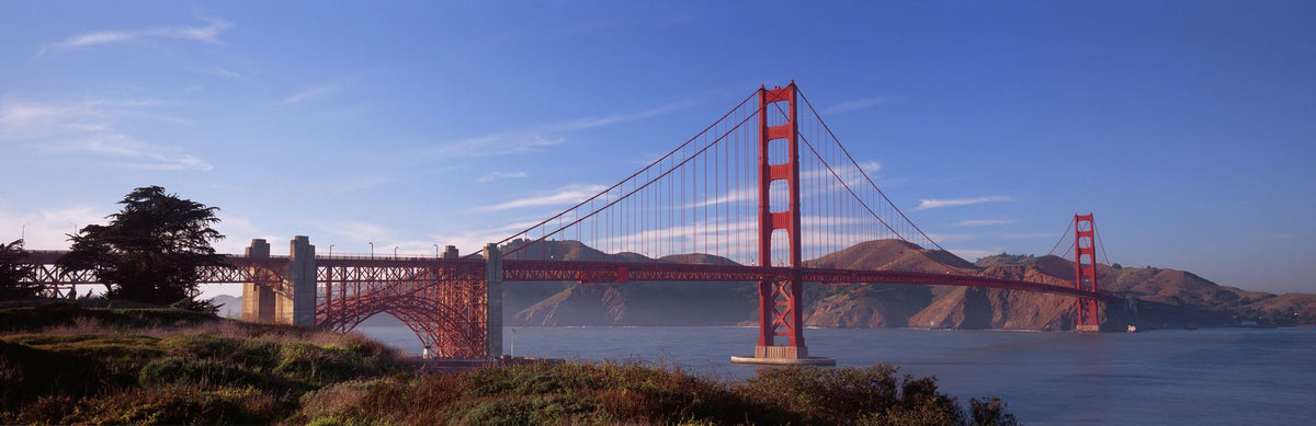 Bay Bridge Majesty Mural Wallpaper - pure wallpaper artwork