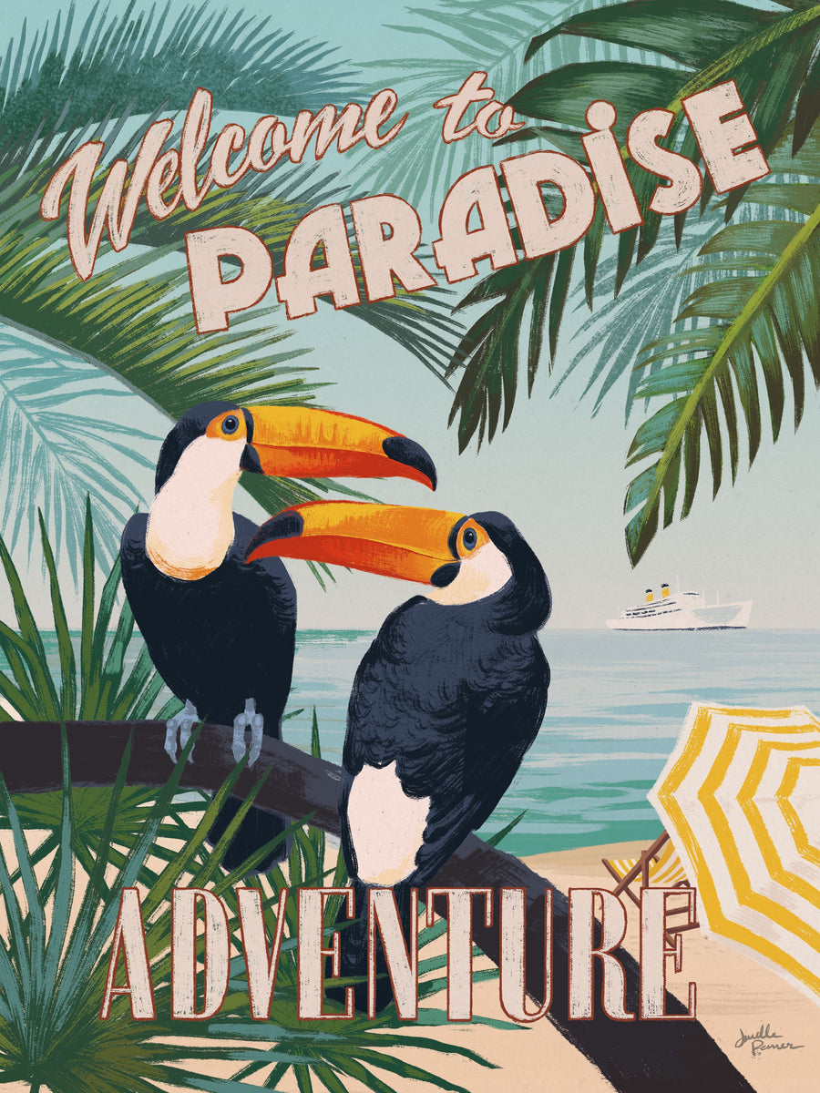 Welcome to Paradise II Mural Wallpaper