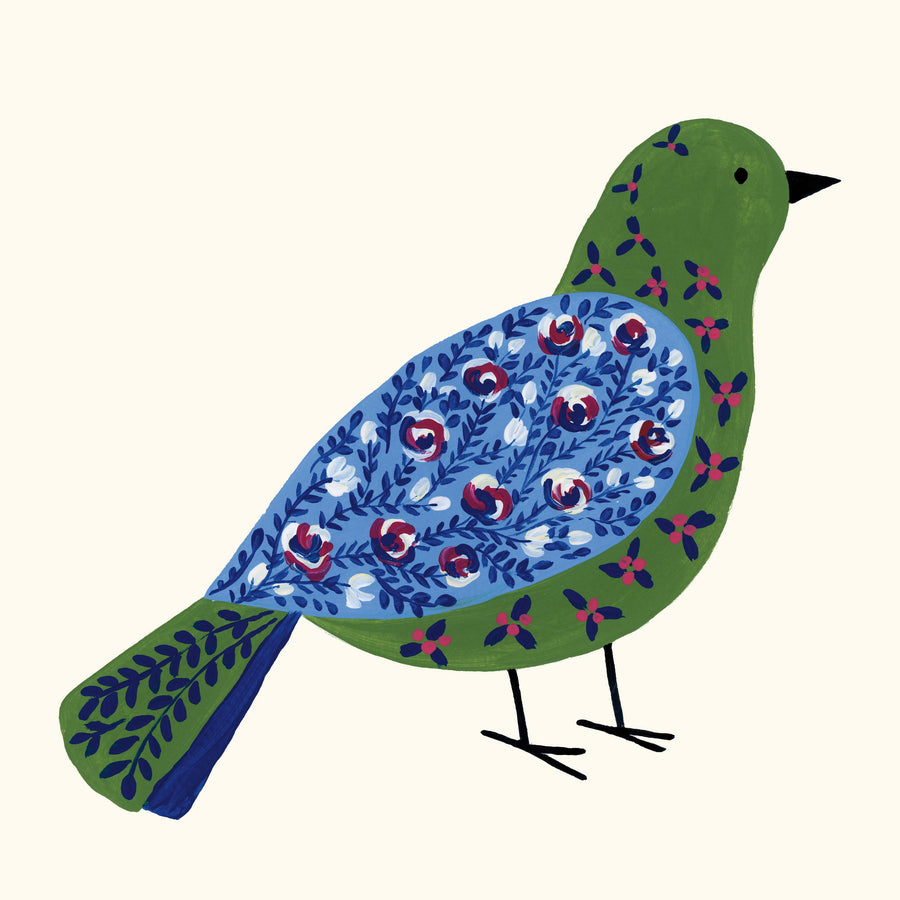 Blooming Bird III Mural Wallpaper