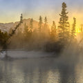 Policemans Creek and Pigeon Mountain Mural Wallpaper - pure wallpaper artwork