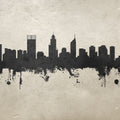Perth Australia Skyline Concrete Mural Wallpaper - pure wallpaper artwork