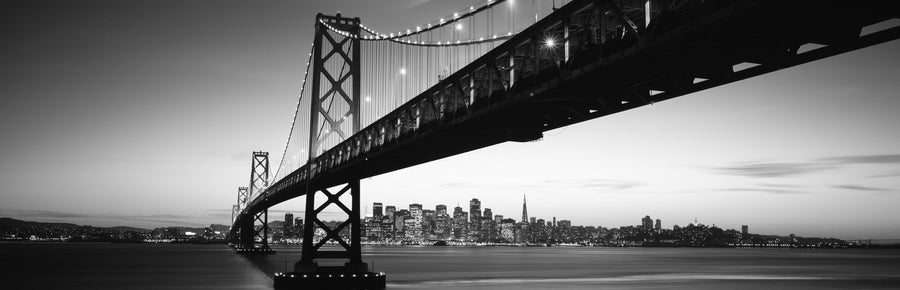 Urban Crossing Black & White Mural Wallpaper