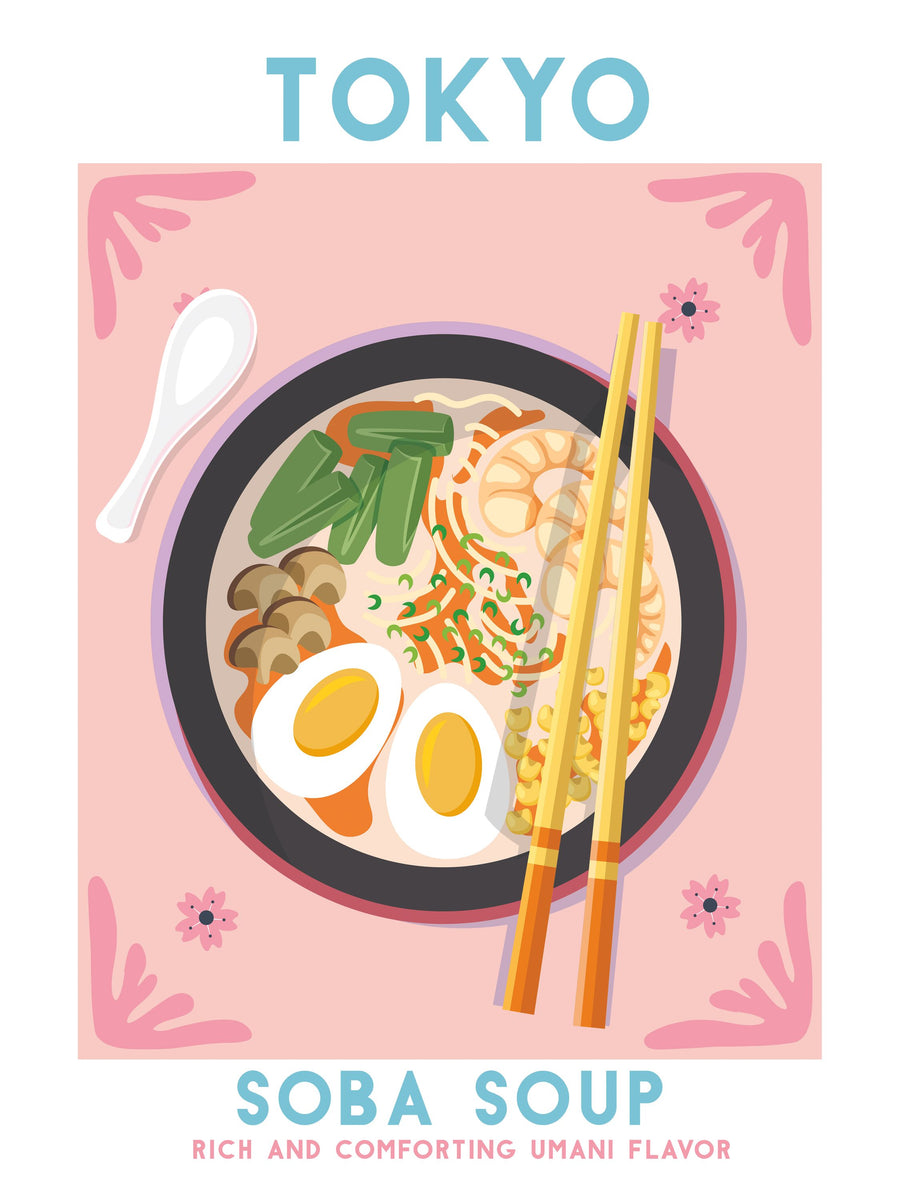 Eating Tokyo Mural Wallpaper