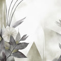 Floral Watercolor Abstract Green Mural Wallpaper - pure wallpaper artwork