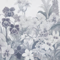 The Tenderness of Orchids, Ice Blue Mural Wallpaper - pure wallpaper artwork