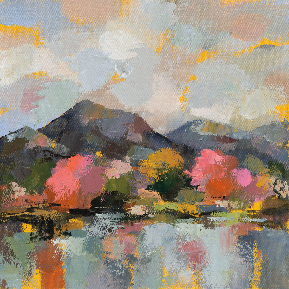 Sunset in April Mural Wallpaper - pure wallpaper artwork