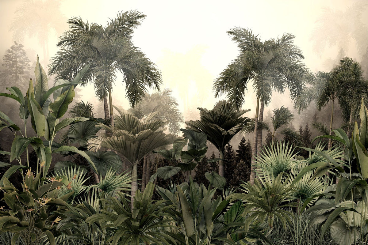 Rain Forest Mural Wallpaper - pure wallpaper artwork