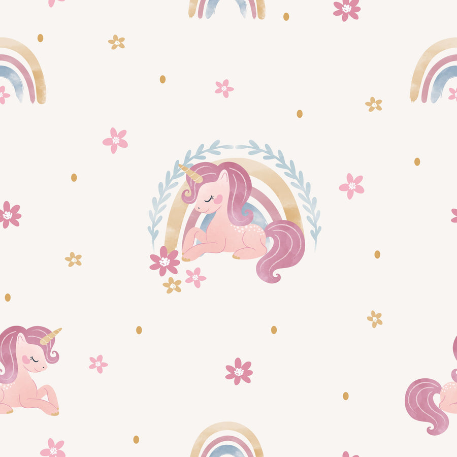 Baby Unicorns Mural Wallpaper