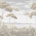 Verdant Horizon, Mist Mural Wallpaper - pure wallpaper artwork