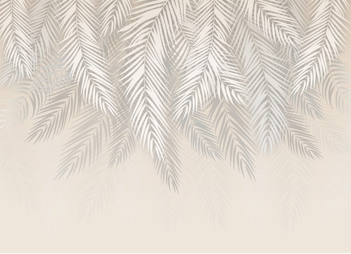Slow Winter Pine Mural Wallpaper - pure wallpaper artwork