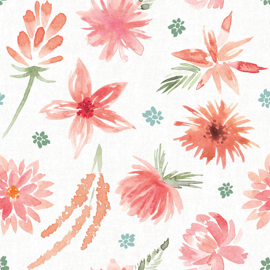 Paradise Flowers Mural Wallpaper