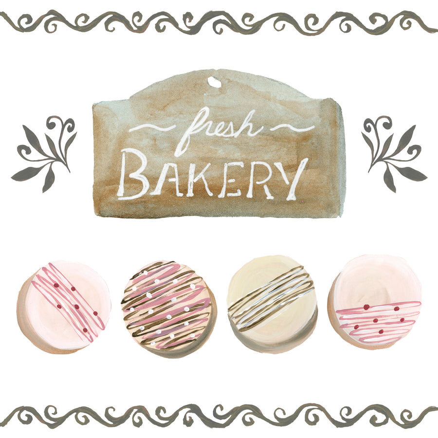Bake Shoppe I Mural Wallpaper