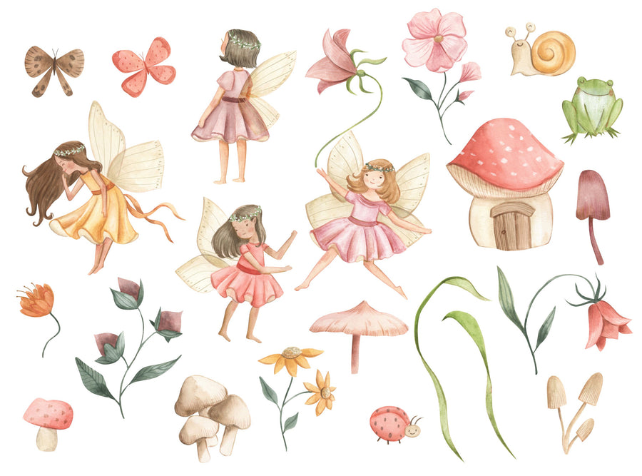 Fairy House Mural Wallpaper