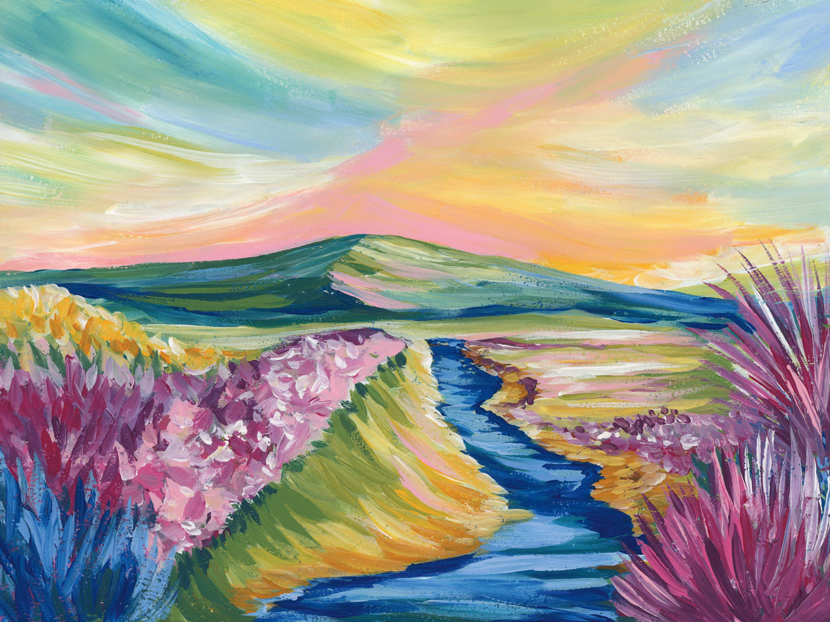 Spring Meadow I Mural Wallpaper - pure wallpaper artwork