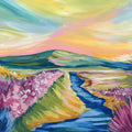 Spring Meadow I Mural Wallpaper - pure wallpaper artwork