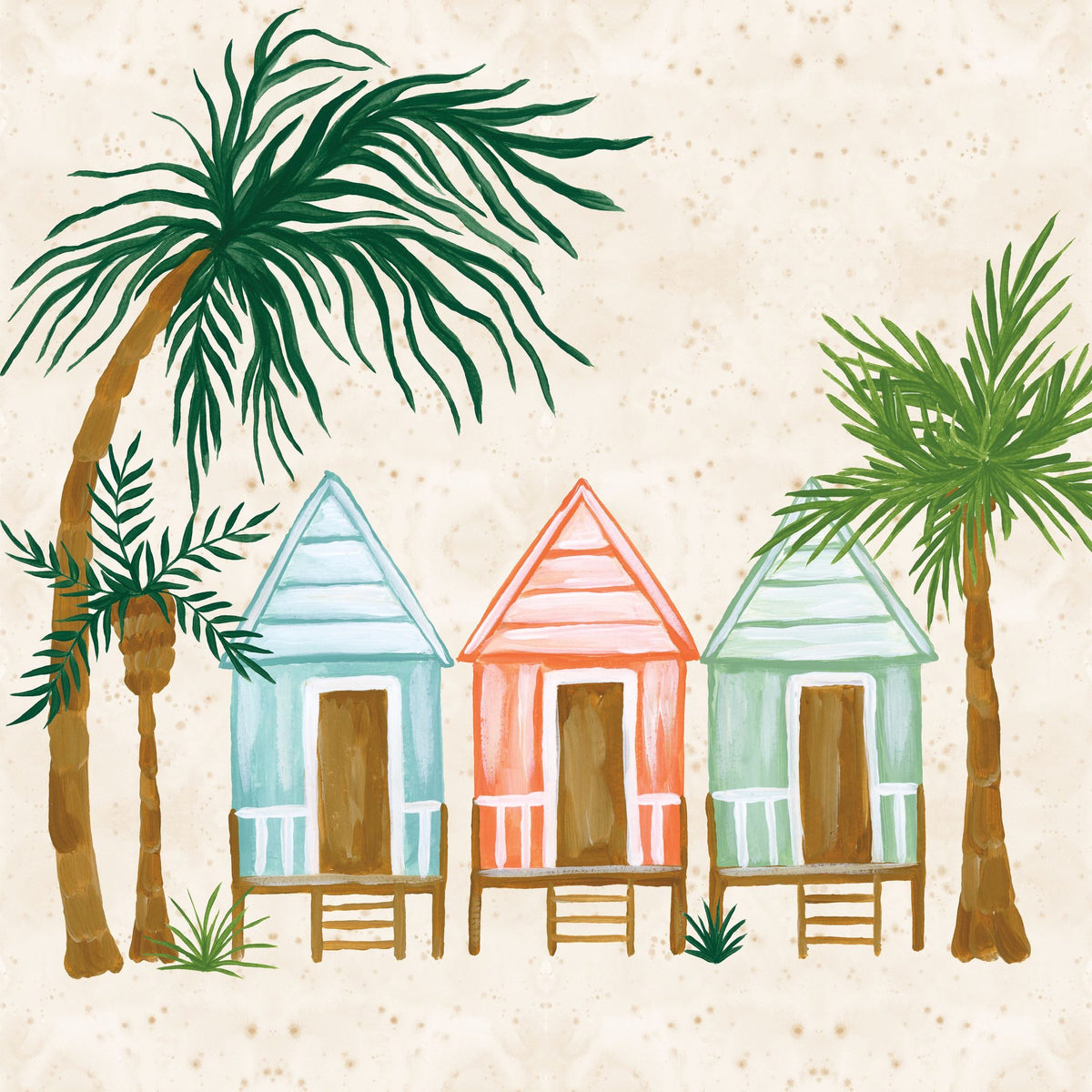 Beach Day V Mural Wallpaper - pure wallpaper artwork
