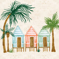 Beach Day V Mural Wallpaper - pure wallpaper artwork