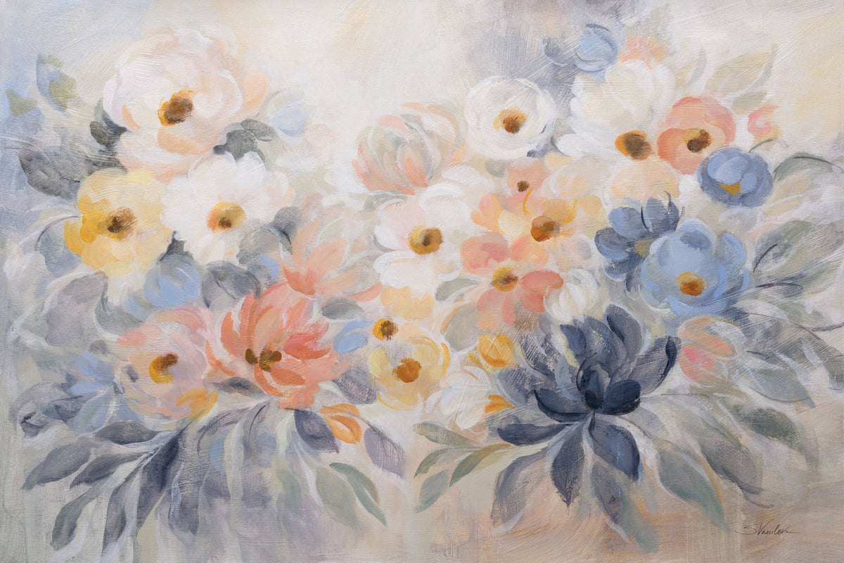Among the April FLowers Mural Wallpaper - pure wallpaper artwork