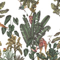 Parrots Jungle, Green Mural Wallpaper - pure wallpaper artwork