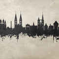 Halberstadt Germany Skyline Concrete Mural Wallpaper - pure wallpaper artwork