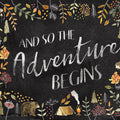 Woodland Whimsy I Black Mural Wallpaper - pure wallpaper artwork