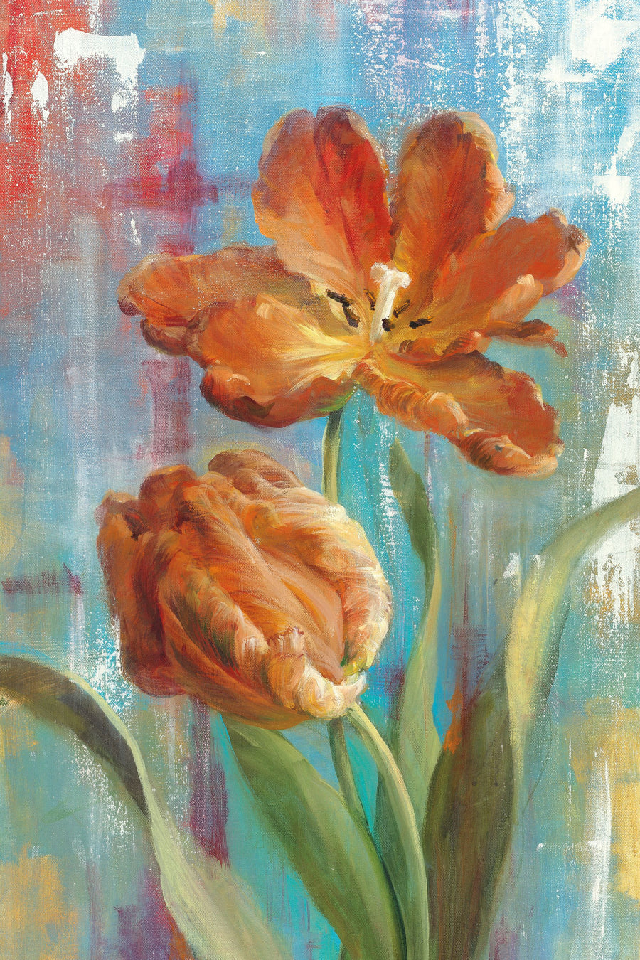Parrot Tulips II Mural Wallpaper