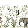 Friendly Jungle Mural Wallpaper - pure wallpaper artwork