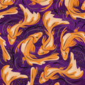 Koi Fish, Purple Mural Wallpaper - pure wallpaper artwork