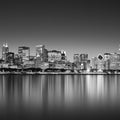 Urban Mirror Skyline Mural Wallpaper - pure wallpaper artwork