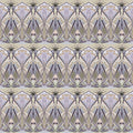 Floral Art Deco Aura, Butter Mural Wallpaper - pure wallpaper artwork
