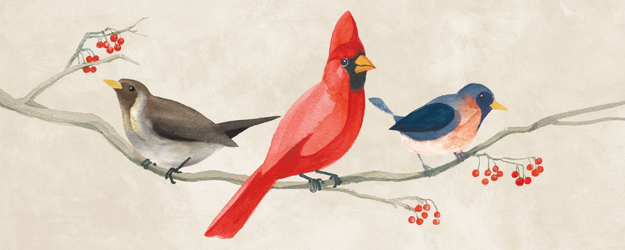 Festive Friends Mural Wallpaper