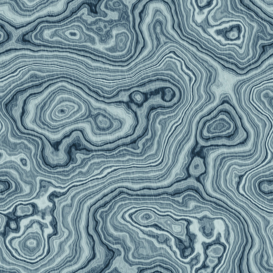 Root Wood, Blue Mural Wallpaper