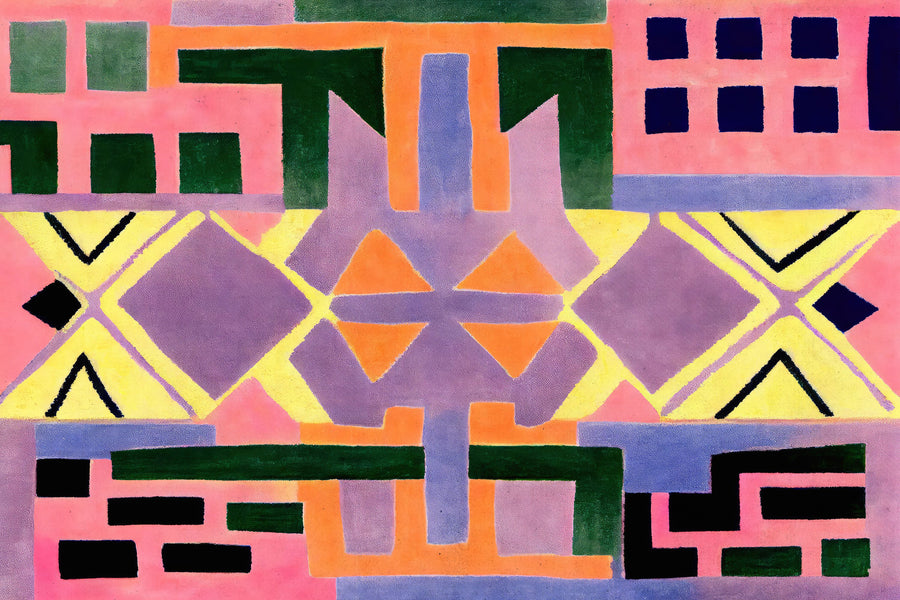 Peru Rug Pattern Mural Wallpaper