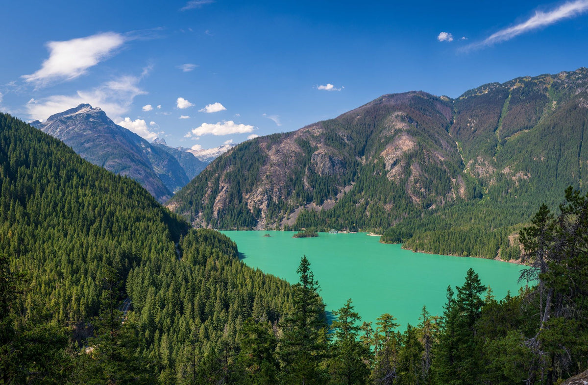 Diablo Lake III Mural Wallpaper - pure wallpaper artwork