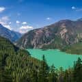 Diablo Lake III Mural Wallpaper - pure wallpaper artwork