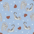 Kitten Love, Baby Blue Mural Wallpaper - pure wallpaper artwork