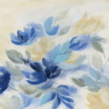 Sapphire Blue Floral I Mural Wallpaper - pure wallpaper artwork