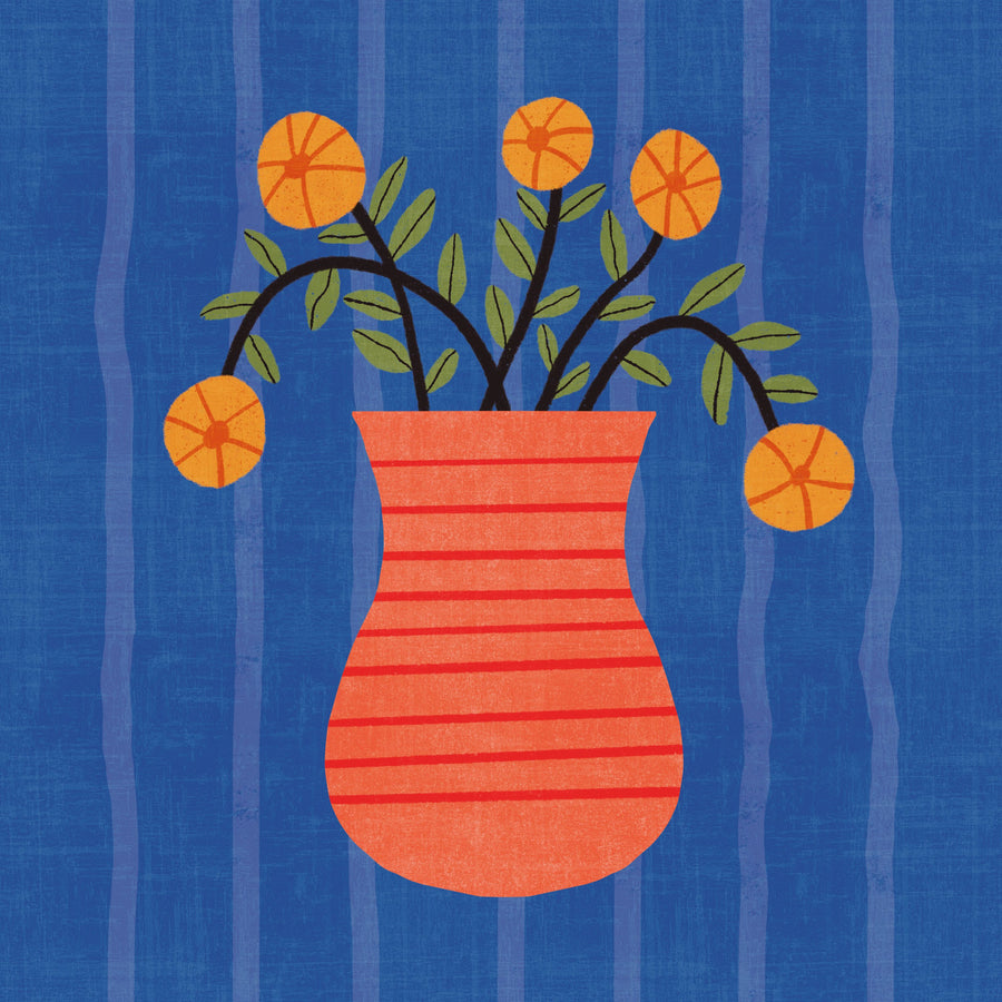 Still Blooms II Mural Wallpaper