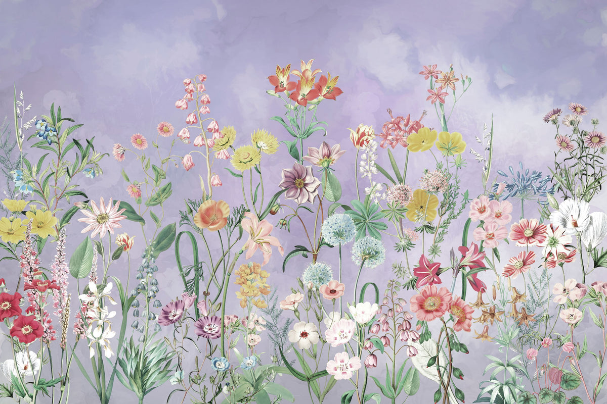 Summer Meadow Mural Wallpaper - pure wallpaper artwork