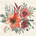 Festive Blooms VII Mural Wallpaper - pure wallpaper artwork