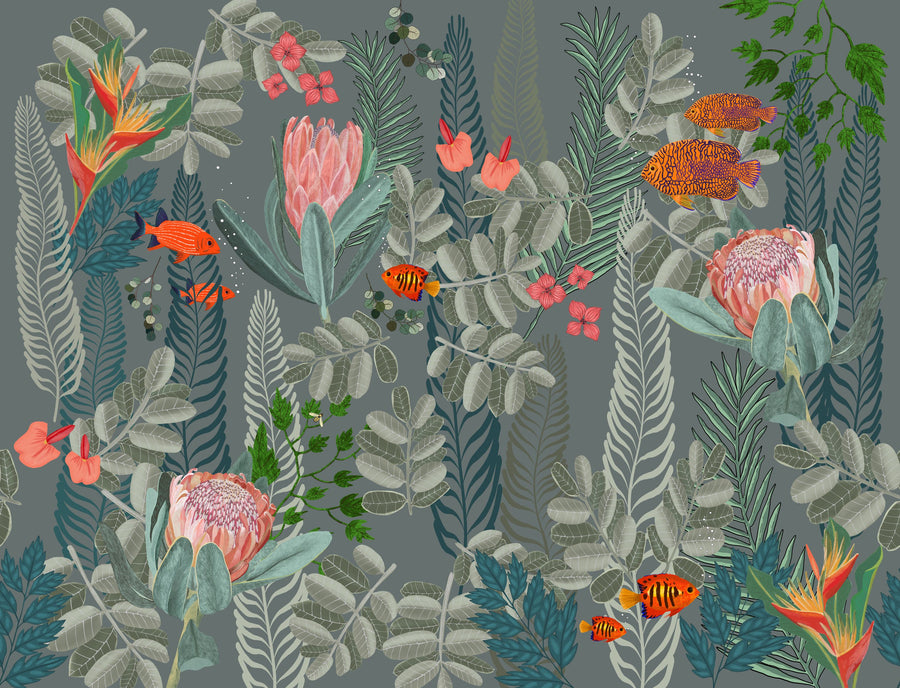 Botanical Tanger Mural Wallpaper