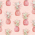 Pineapple Goals Pink Mural Wallpaper - pure wallpaper artwork
